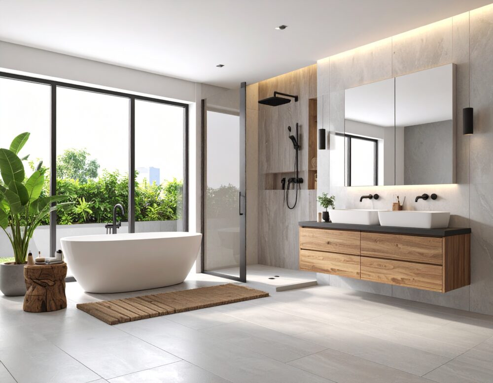 modern banyo mobilyaları tasarımı